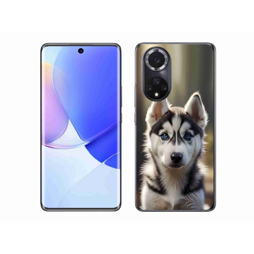 Gelový kryt mmCase na Honor 50 - roztomilý sibiřský husky