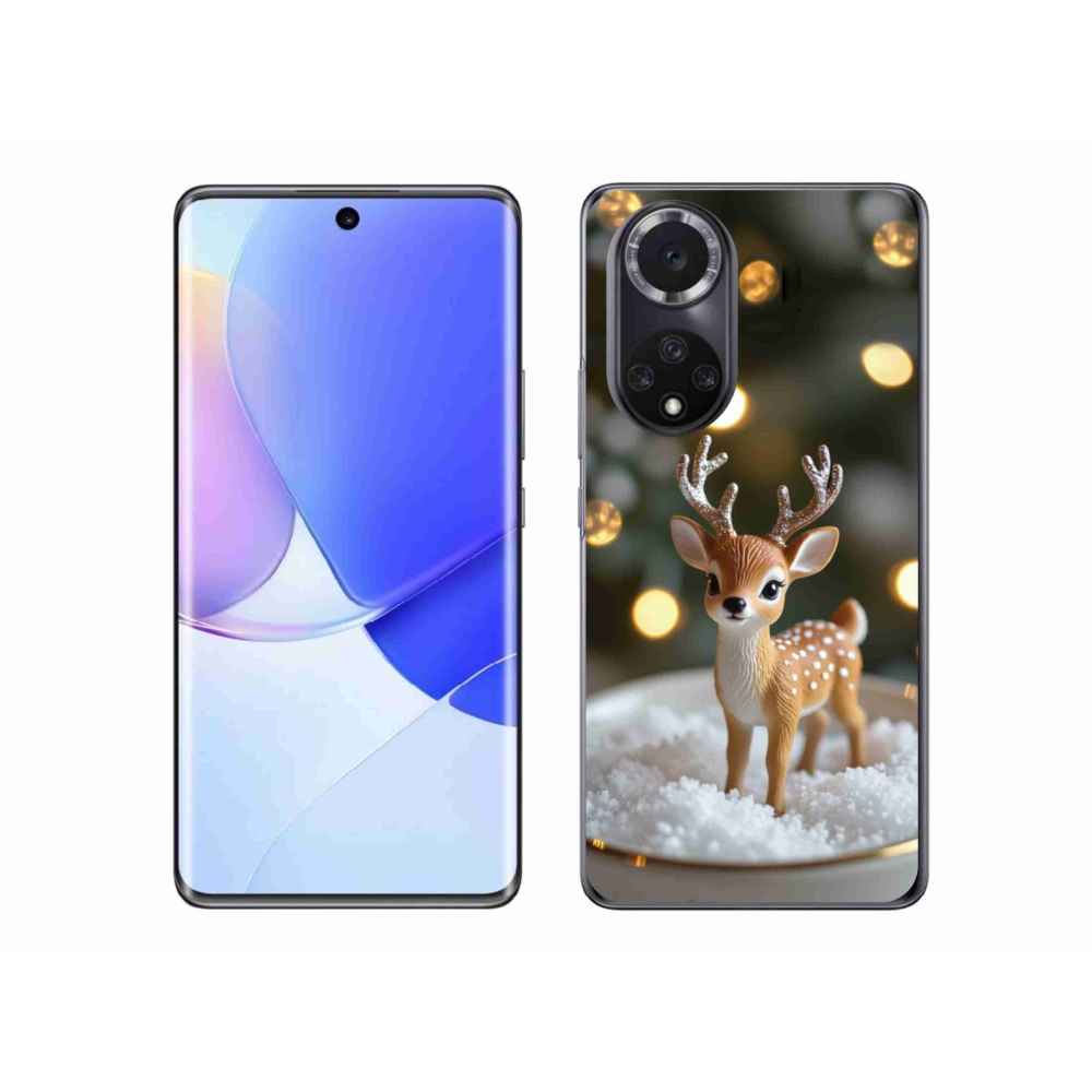 Gelový kryt mmCase na Honor 50 - roztomilý vánoční jelen
