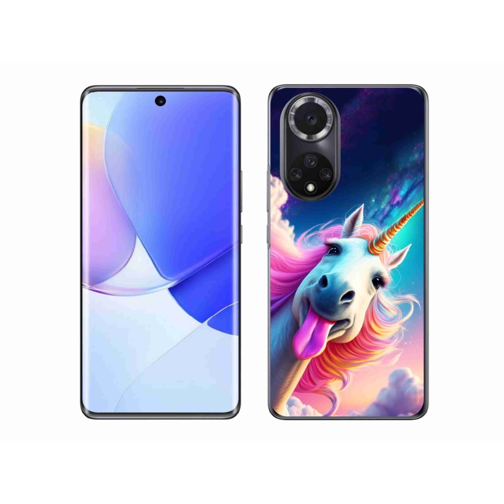 Gelový kryt mmCase na Honor 50 - šílený jednorožec