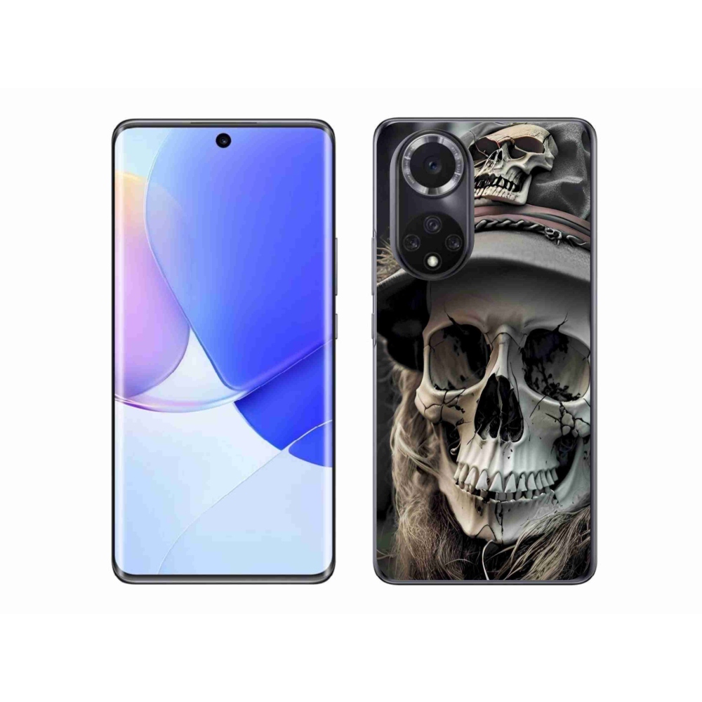 Gelový kryt mmCase na Honor 50 - temná lebka