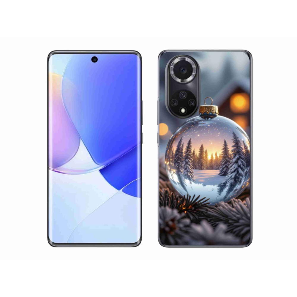 Gelový kryt mmCase na Honor 50 - vánoční ozdoba