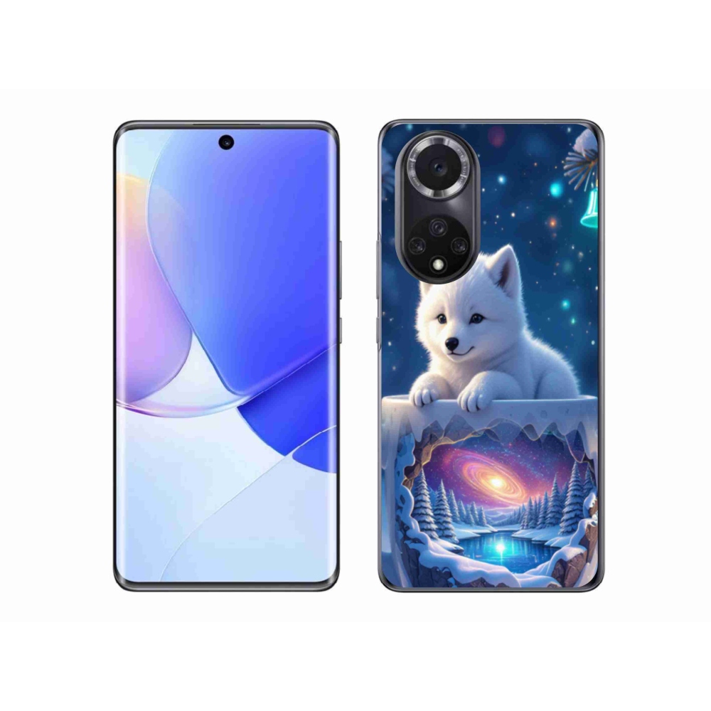 Gelový kryt mmCase na Honor 50 - vánoční štěně