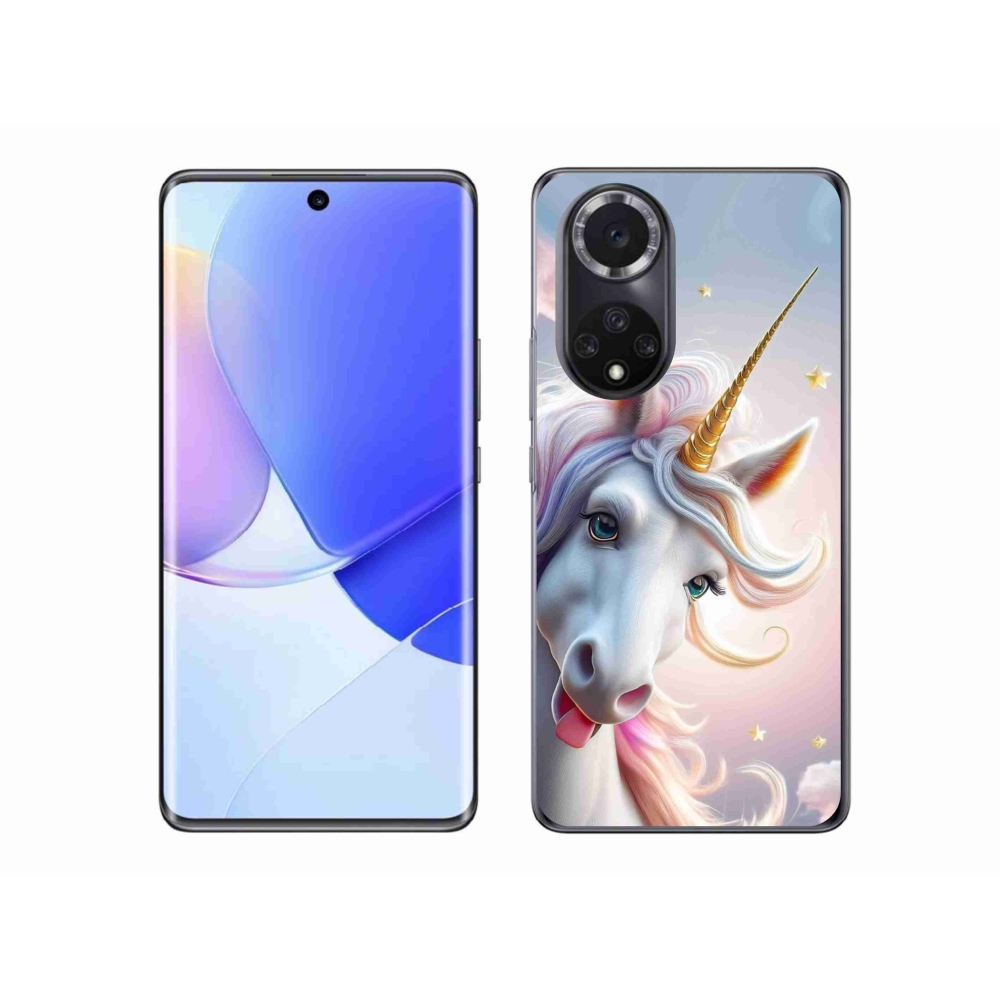Gelový kryt mmCase na Honor 50 - veselý jednorožec
