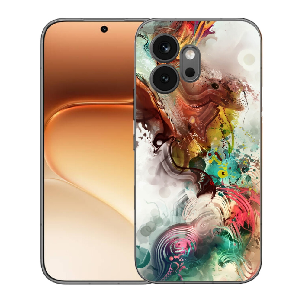 Gelový kryt mmCase na Honor 600 - abstrakt 1