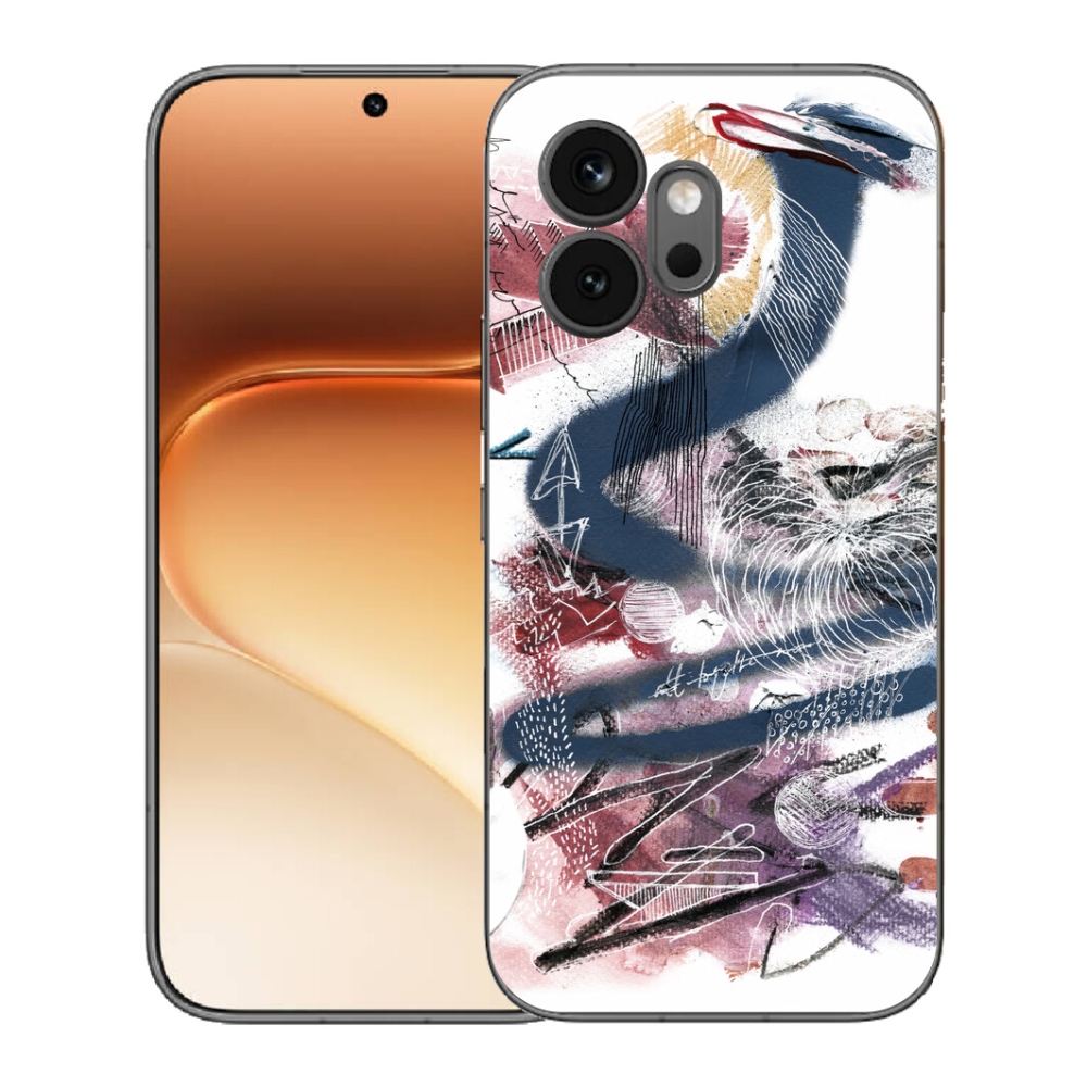 Gelový kryt mmCase na Honor 600 - abstraktní motiv 28