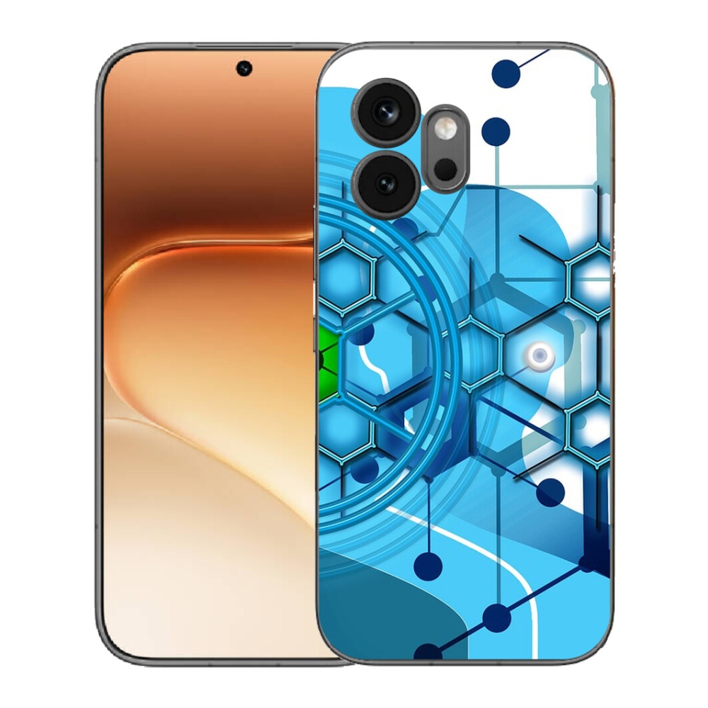 Gelový kryt mmCase na Honor 600 - abstraktní vzor 2