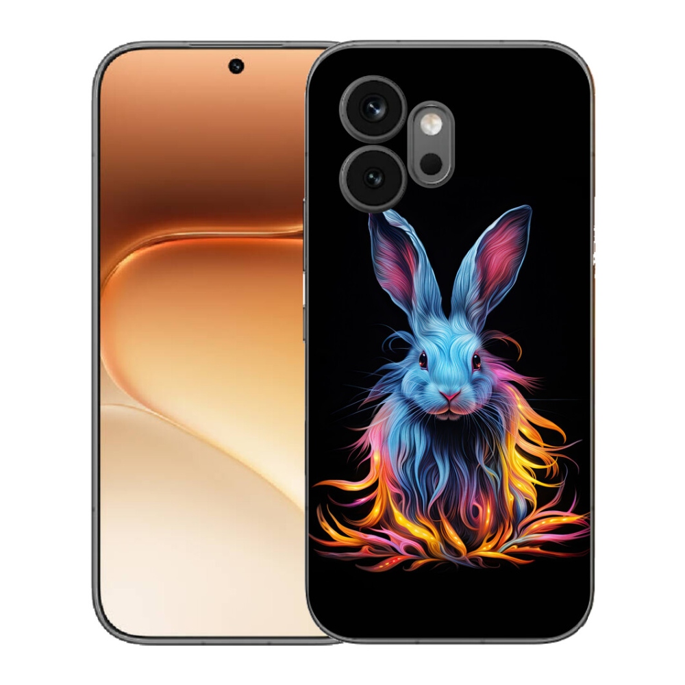 Gelový kryt mmCase na Honor 600 - abstraktní zajíc