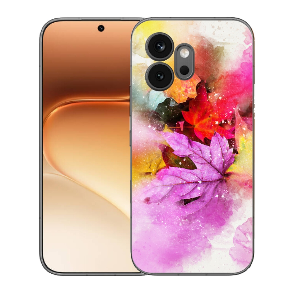 Gelový kryt mmCase na Honor 600 - barevné listy