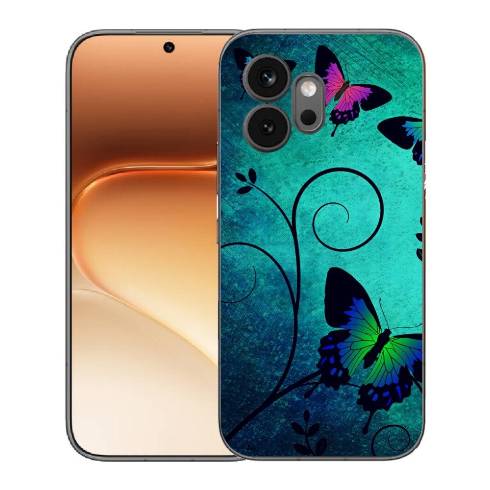 Gelový kryt mmCase na Honor 600 - barevní motýli