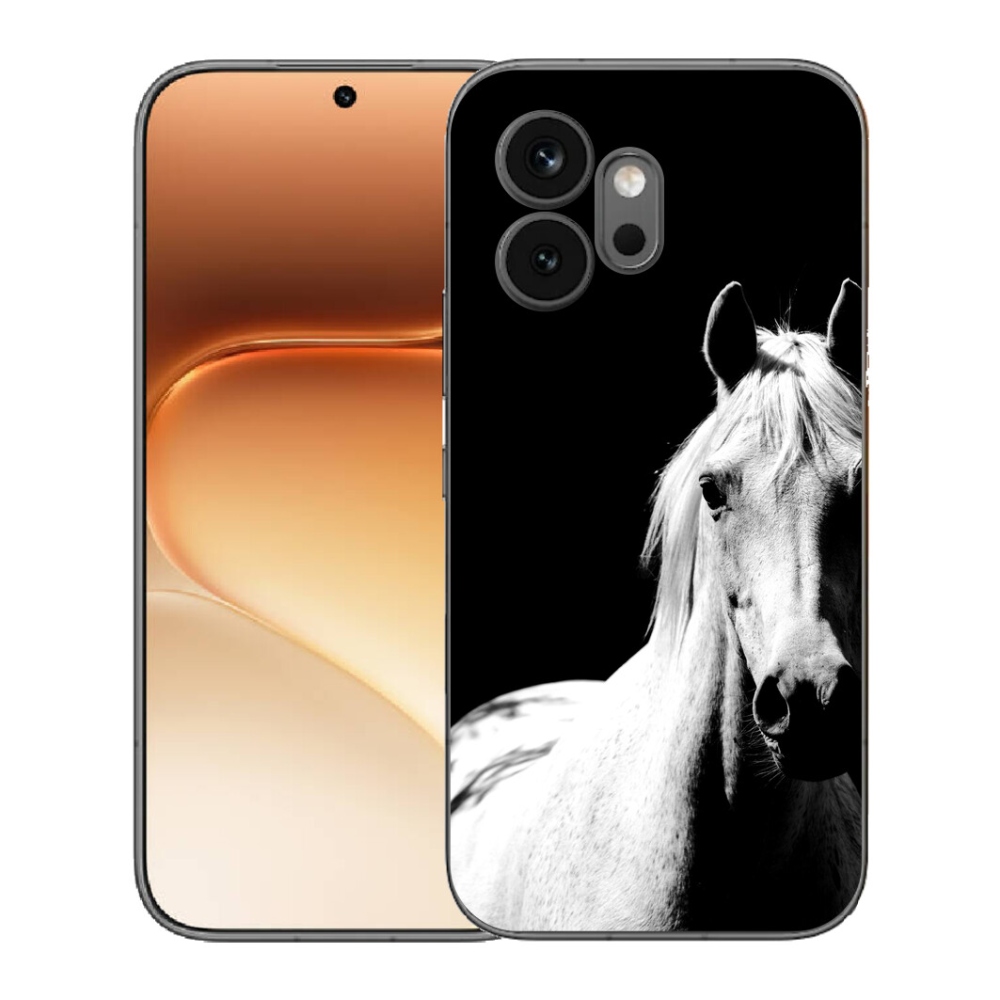 Gelový kryt mmCase na Honor 600 - bílý kůň 5
