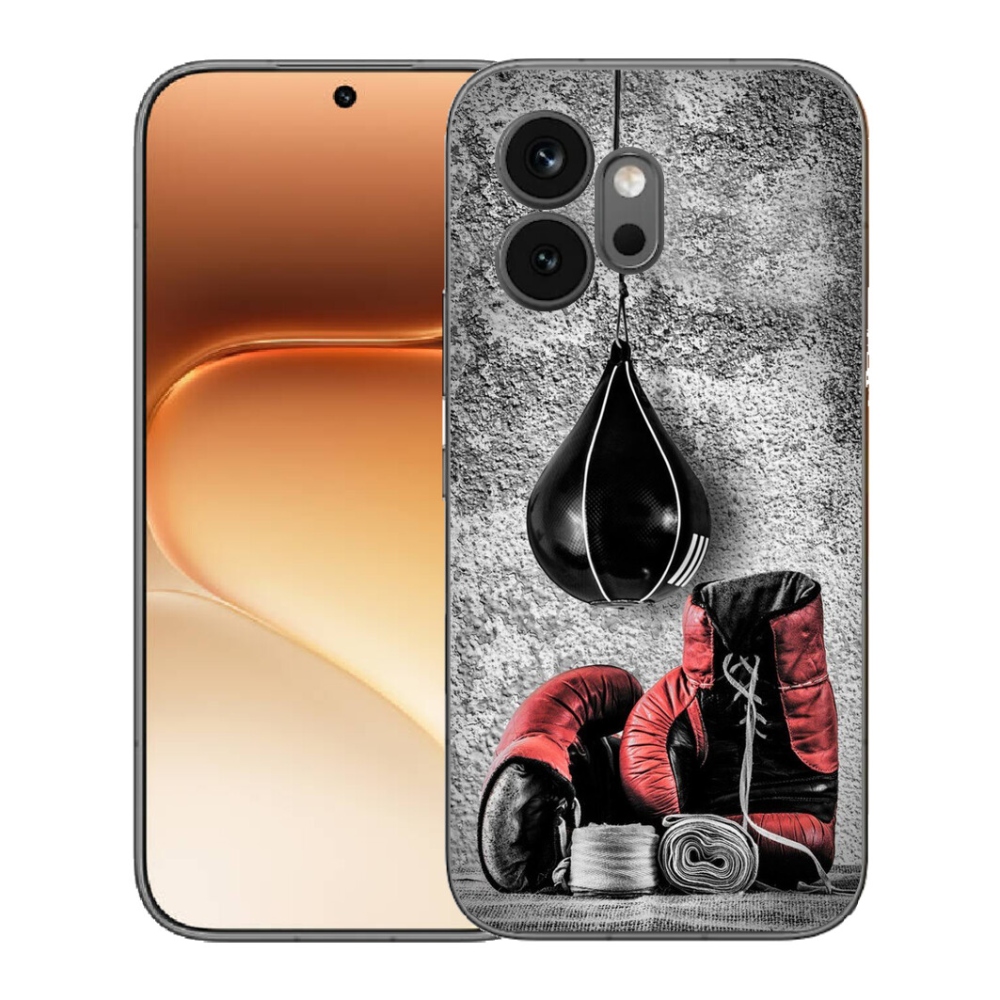 Gelový kryt mmCase na Honor 600 - boxovací pytel a rukavice