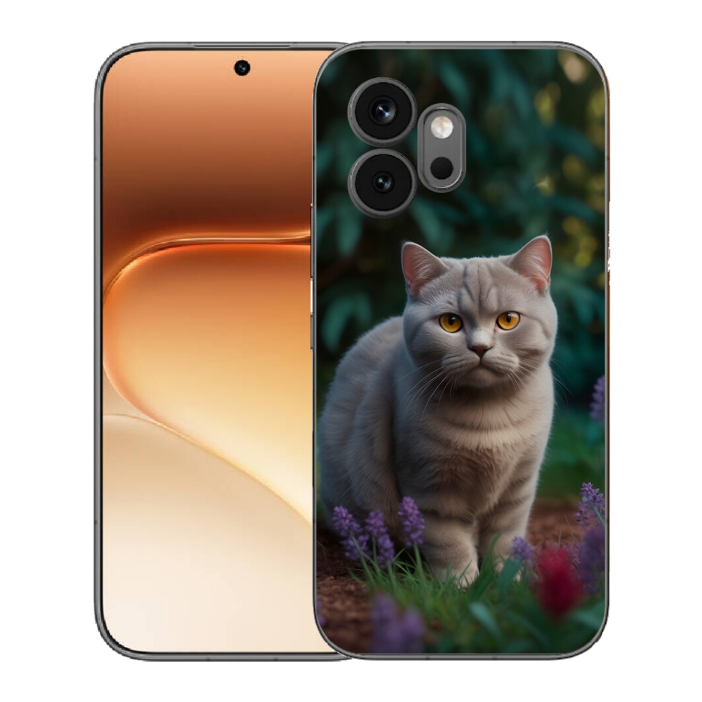 Gelový kryt mmCase na Honor 600 - britská kočka