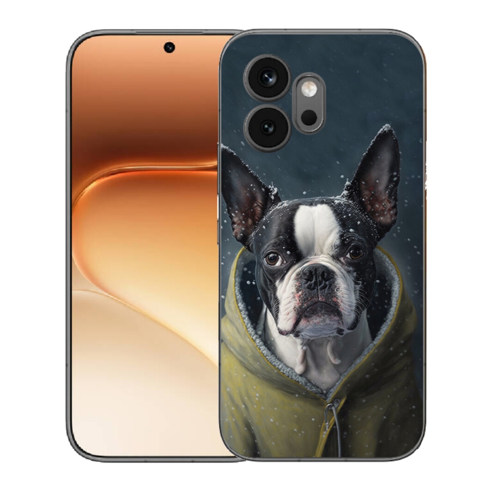 Gelový kryt mmCase na Honor 600 - buldoček
