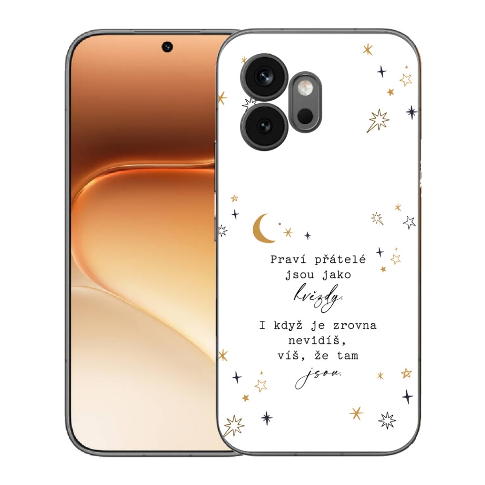 Gelový kryt mmCase na Honor 600 - citát 6 bílé pozadí
