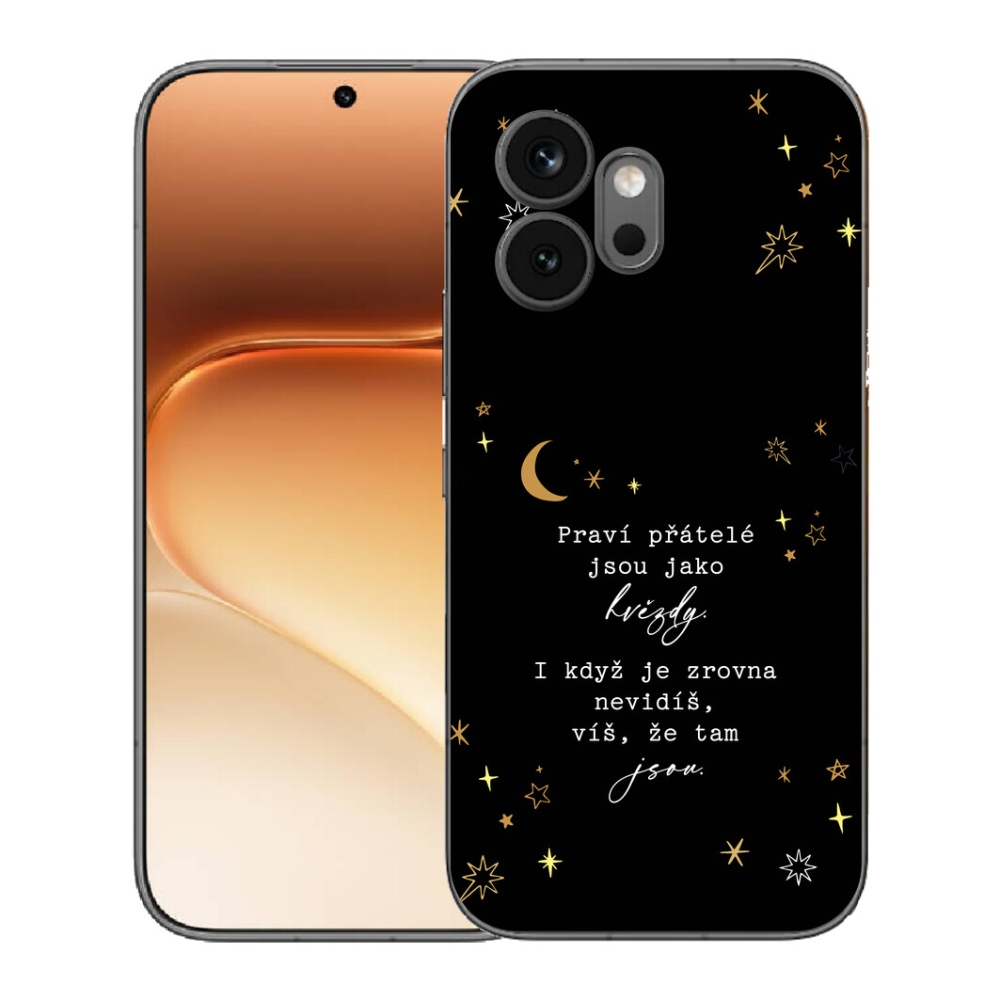 Gelový kryt mmCase na Honor 600 - citát 6 černé pozadí