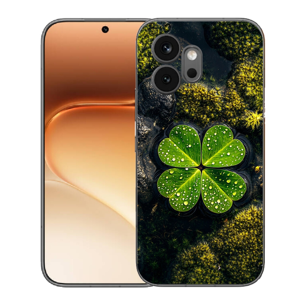 Gelový kryt mmCase na Honor 600 - čtyřlístek