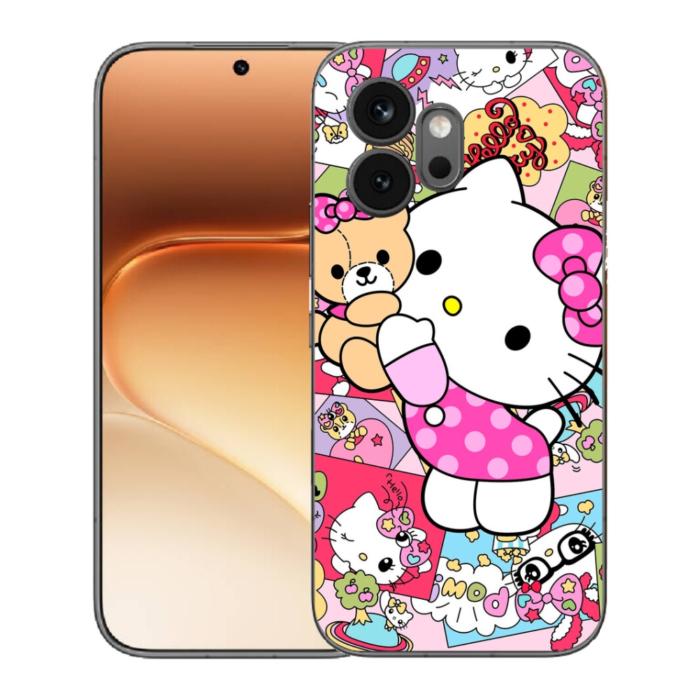 Gelový kryt mmCase na Honor 600 - cute kitty
