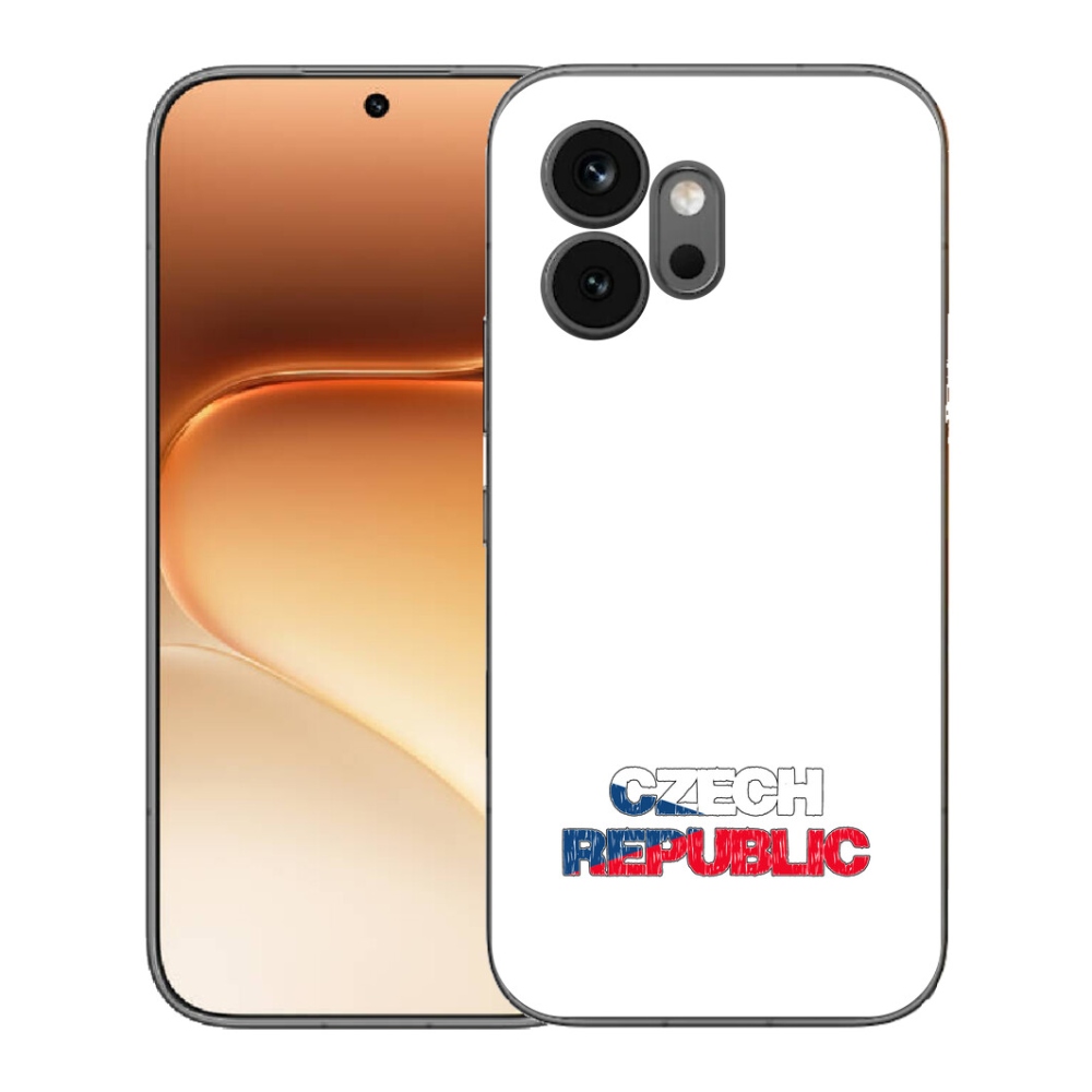Gelový kryt mmCase na Honor 600 - Czech Republic bílé pozadí