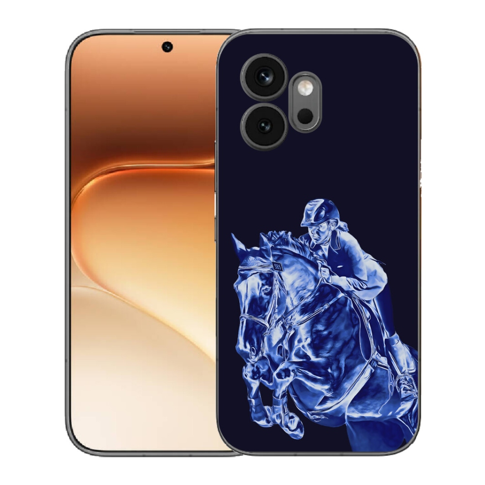 Gelový kryt mmCase na Honor 600 - dostihový kůň