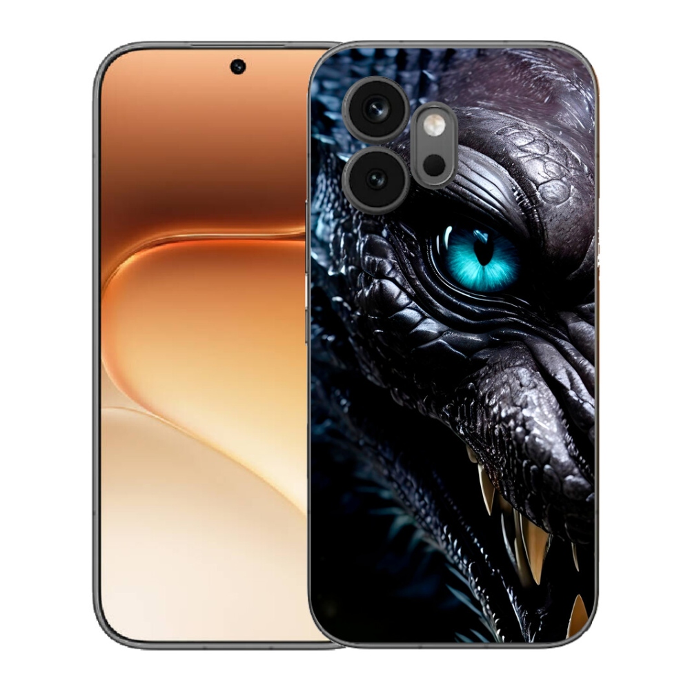Gelový kryt mmCase na Honor 600 - dračí pohled