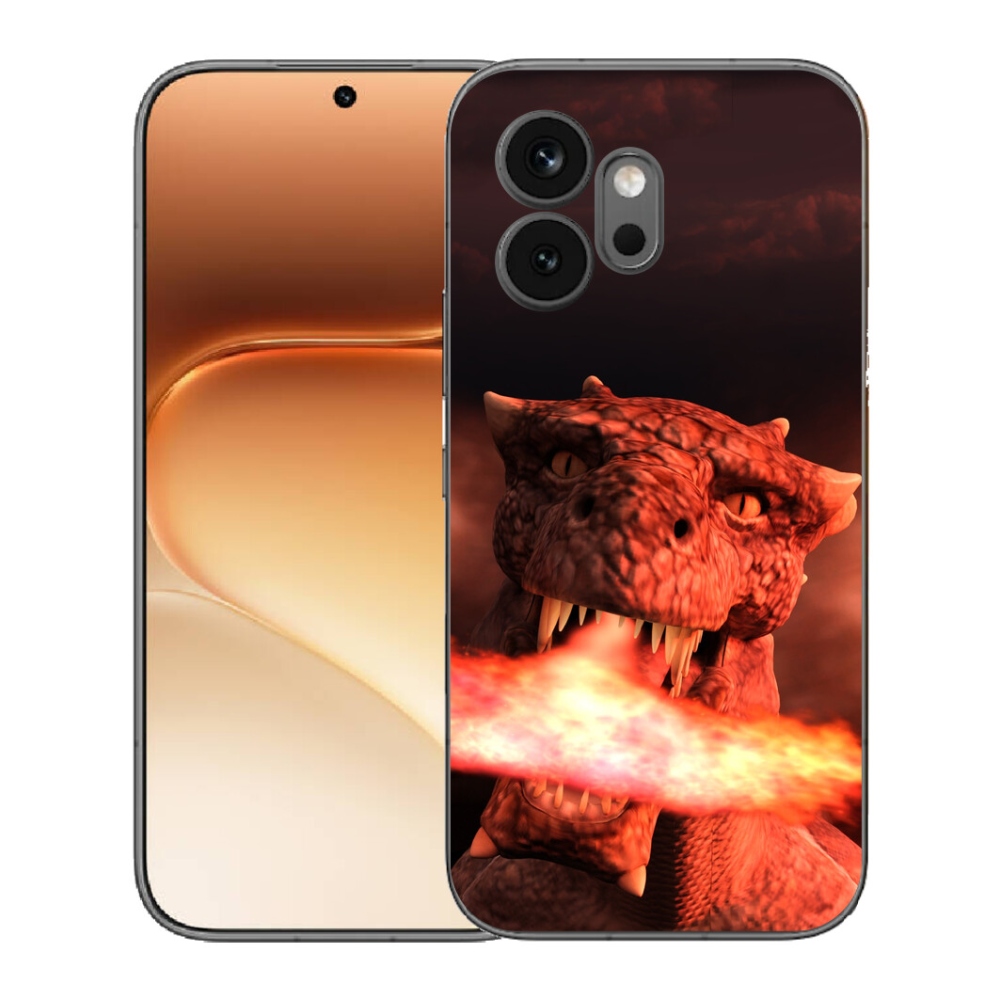 Gelový kryt mmCase na Honor 600 - drak