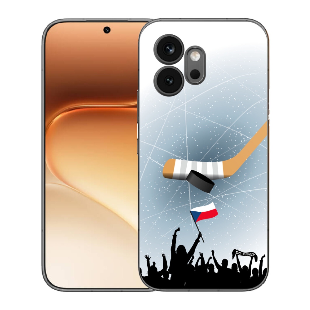 Gelový kryt mmCase na Honor 600 - fanoušci hokeje
