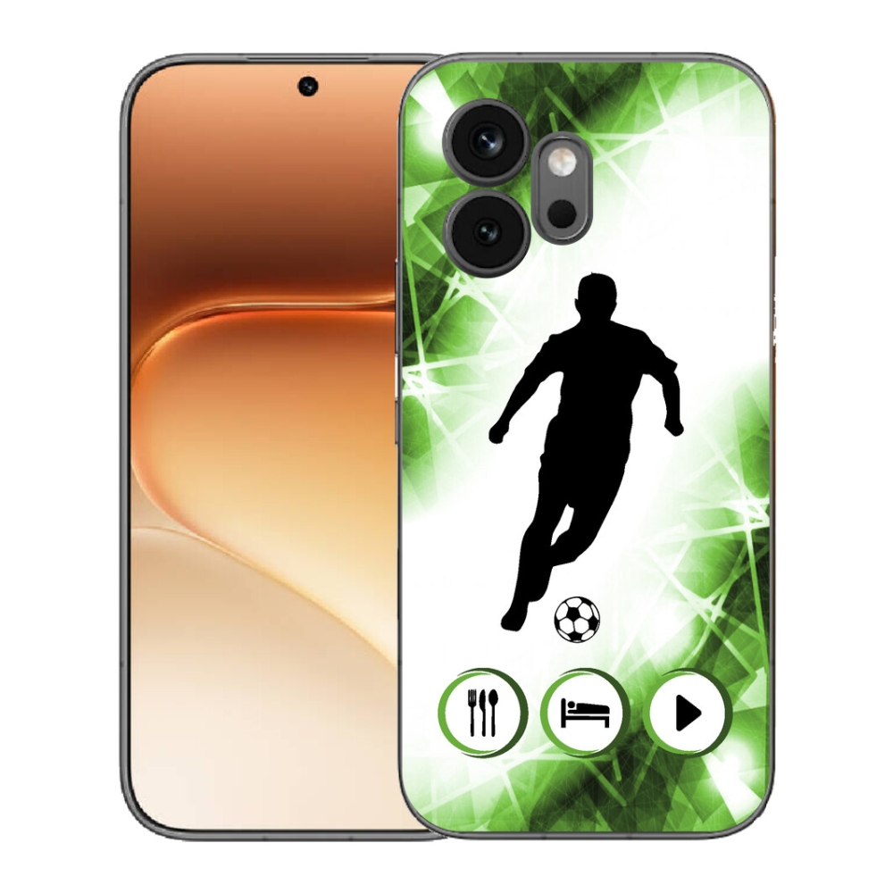 Gelový kryt mmCase na Honor 600 - fotbalista