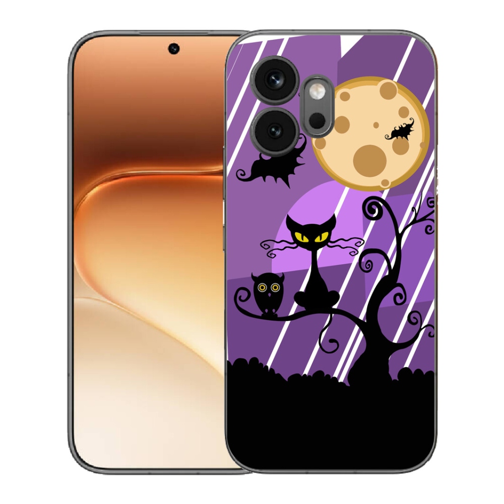 Gelový kryt mmCase na Honor 600 - halloween