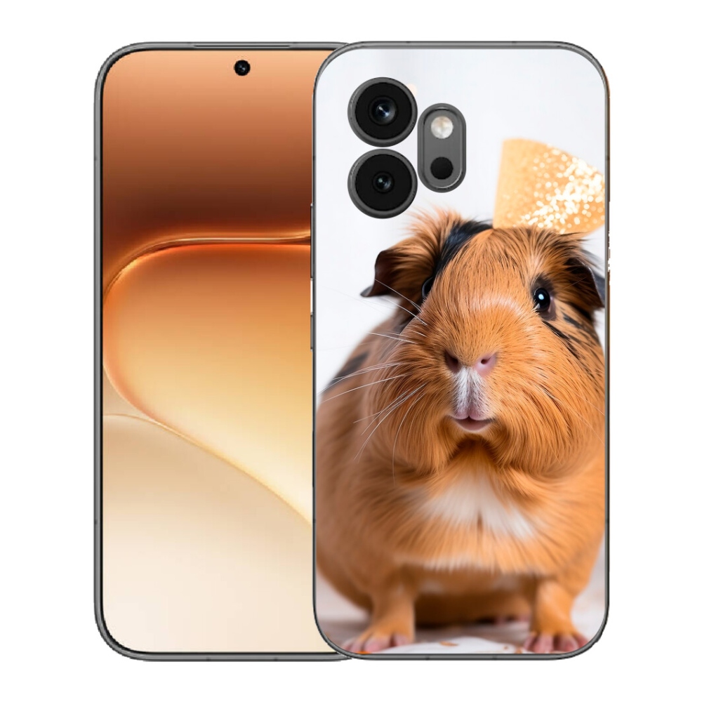 Gelový kryt mmCase na Honor 600 - hnědé morče