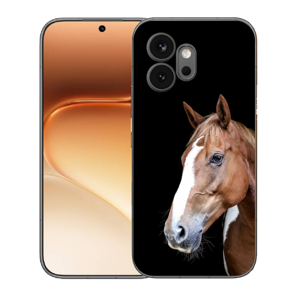 Gelový kryt mmCase na Honor 600 - hnědý kůň 3