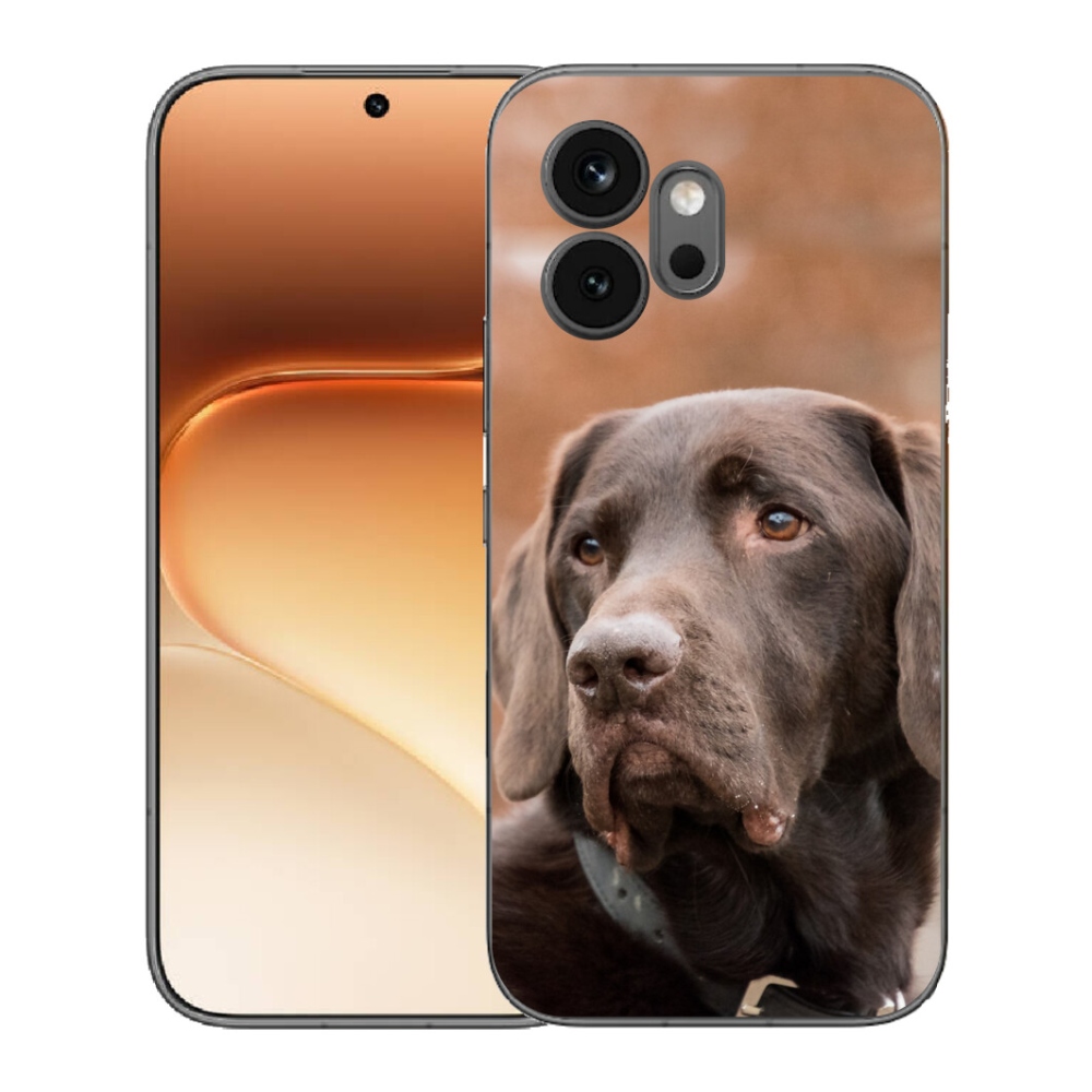 Gelový kryt mmCase na Honor 600 - hnědý labrador