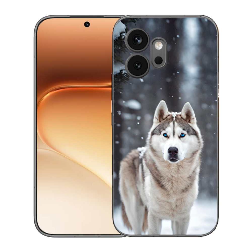 Gelový kryt mmCase na Honor 600 - husky 2
