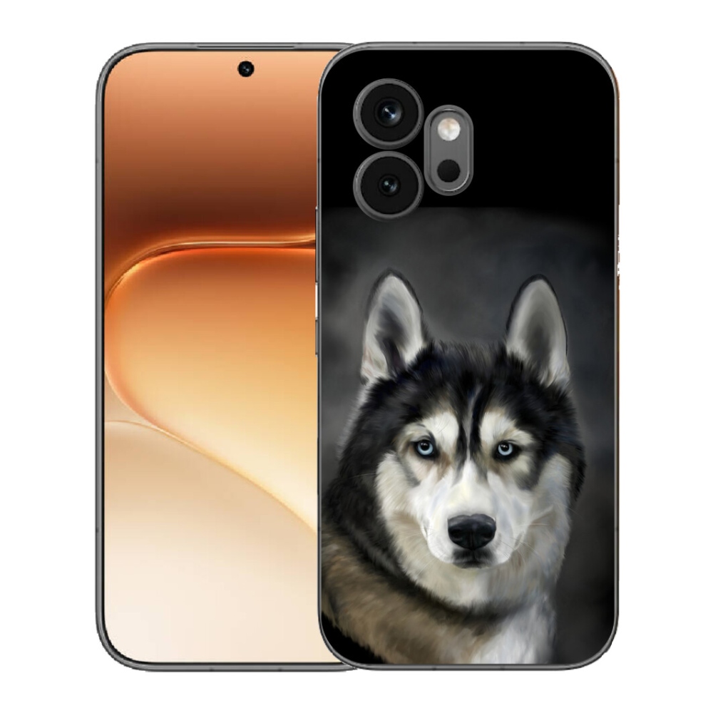 Gelový kryt mmCase na Honor 600 - husky