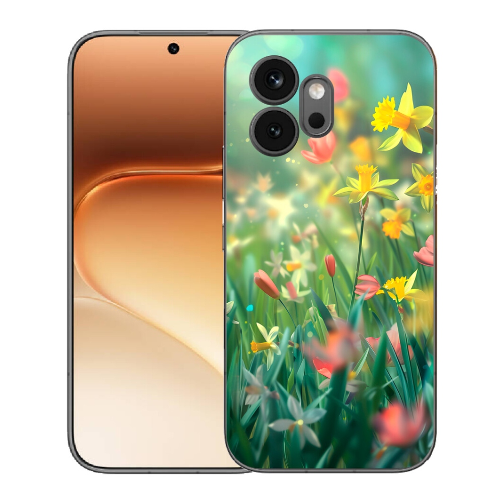 Gelový kryt mmCase na Honor 600 - jarní květy