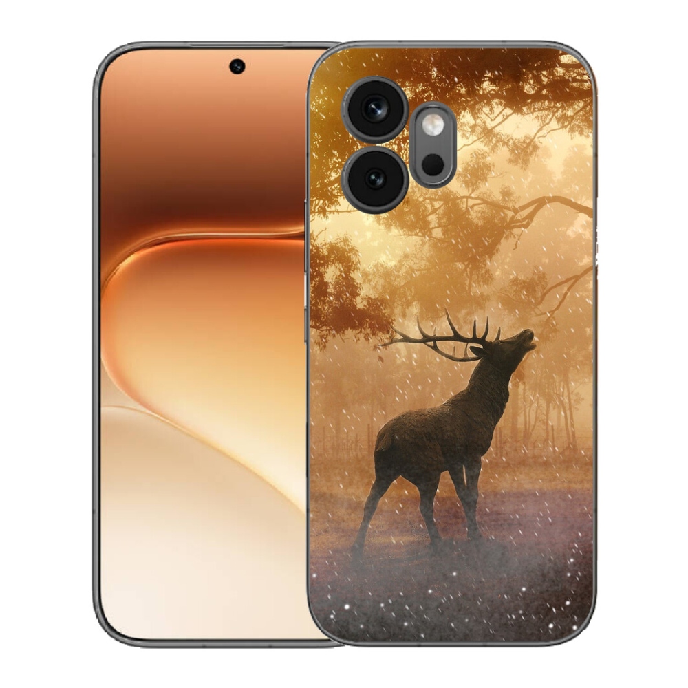 Gelový kryt mmCase na Honor 600 - jelen v říji