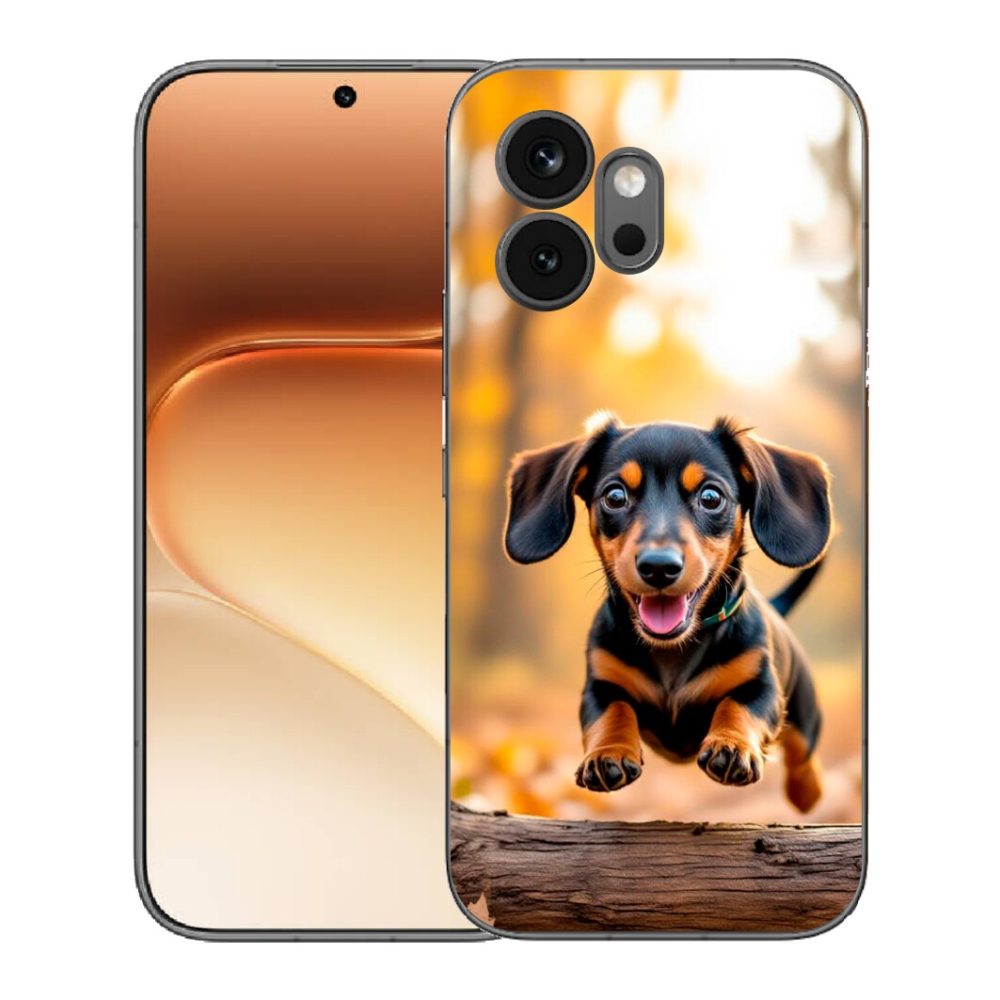 Gelový kryt mmCase na Honor 600 - jezevčík 2
