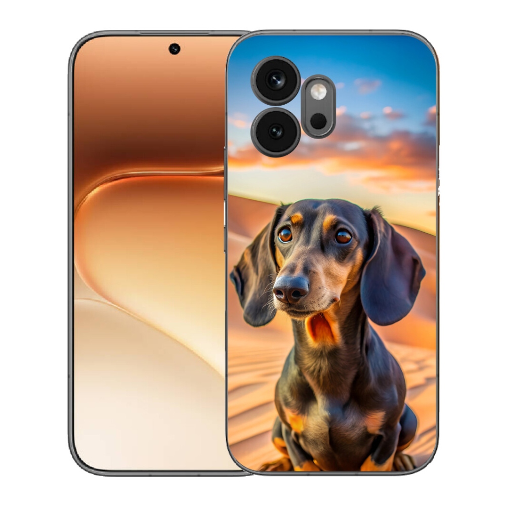 Gelový kryt mmCase na Honor 600 - jezevčík 3 