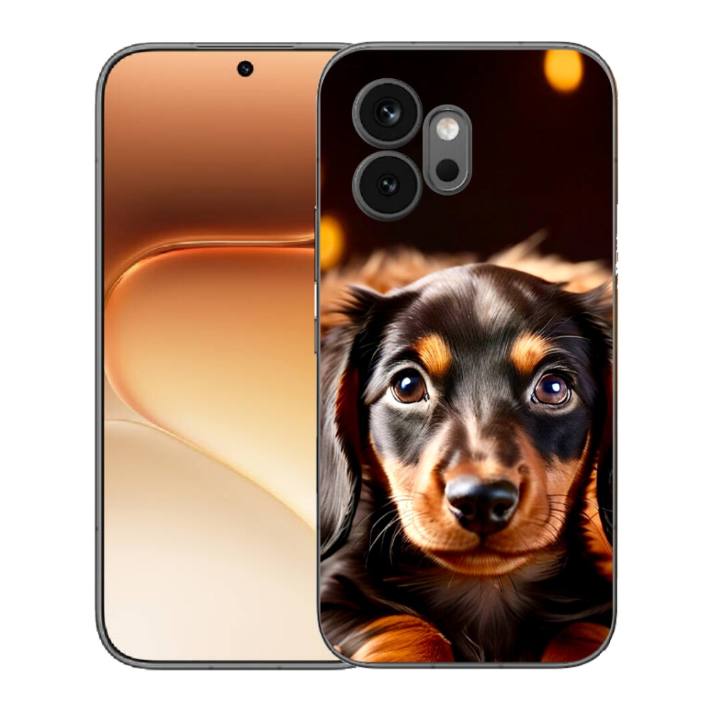 Gelový kryt mmCase na Honor 600 - jezevčík