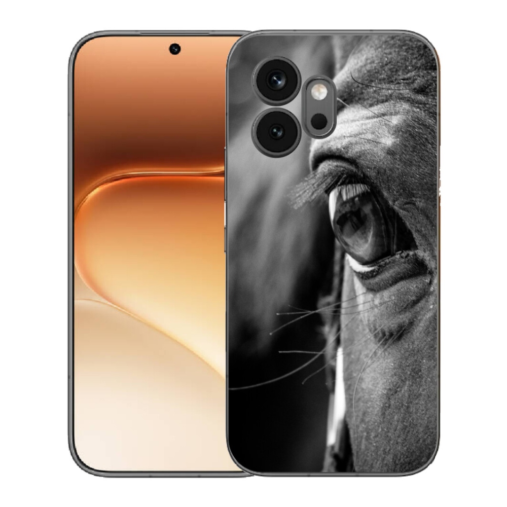 Gelový kryt mmCase na Honor 600 - koňský pohled