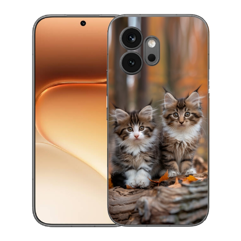 Gelový kryt mmCase na Honor 600 - kočičí duo 3