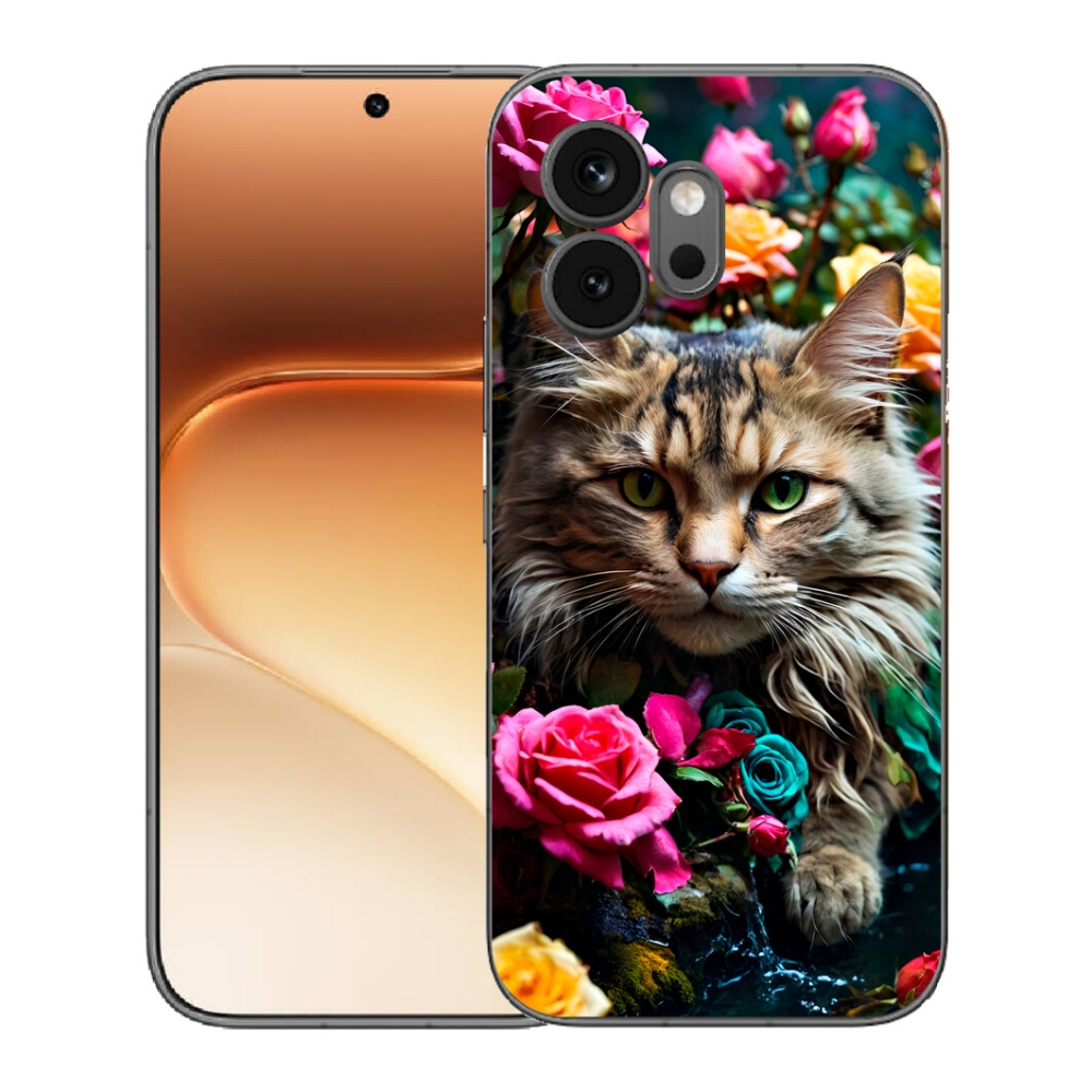 Gelový kryt mmCase na Honor 600 - kočíčí pohled 2