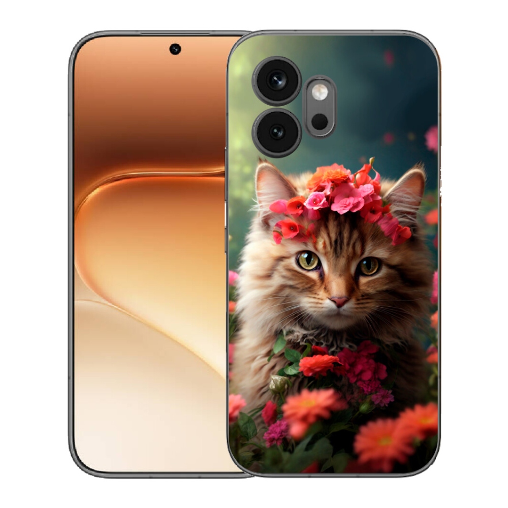 Gelový kryt mmCase na Honor 600 - kočíčí princezna