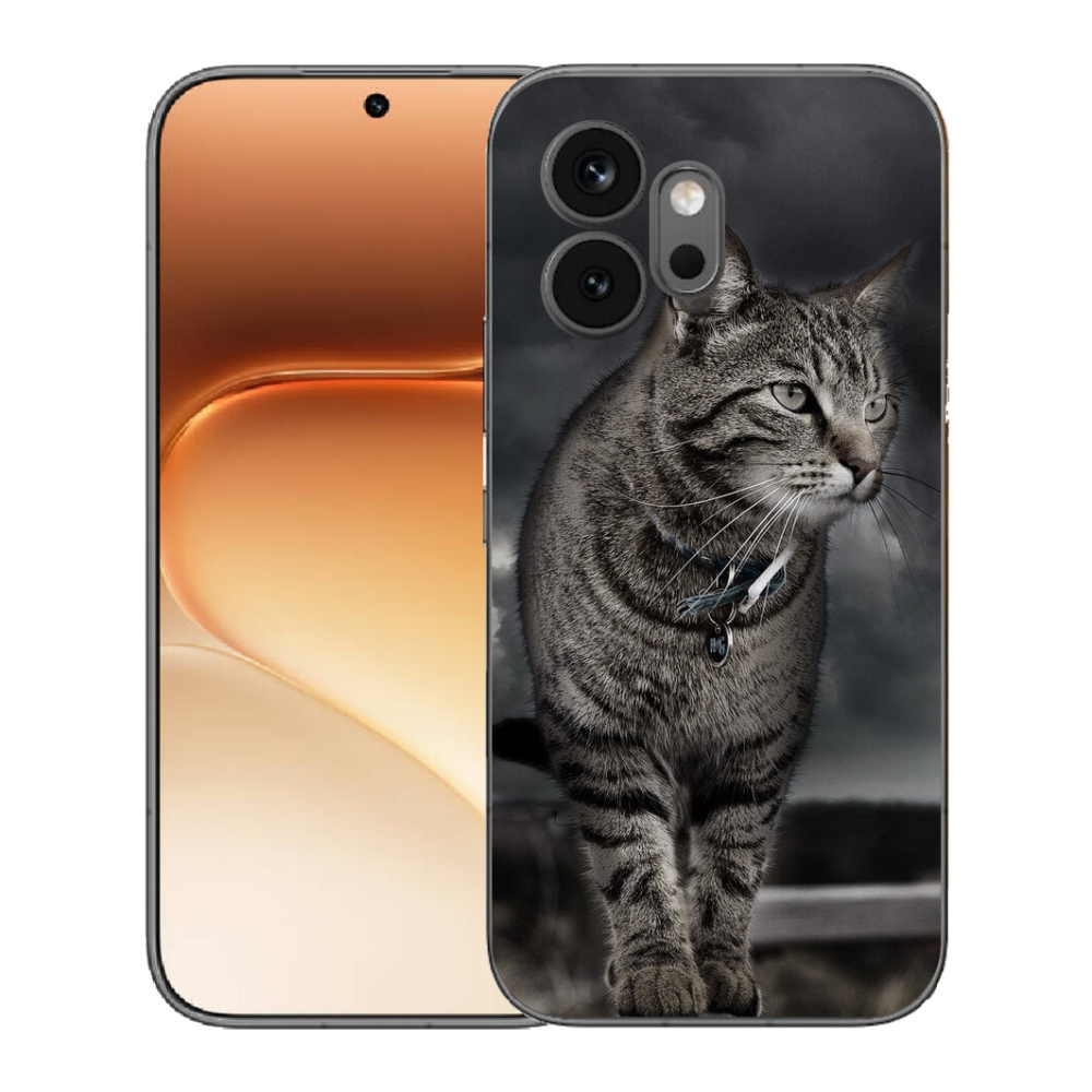 Gelový kryt mmCase na Honor 600 - kočka