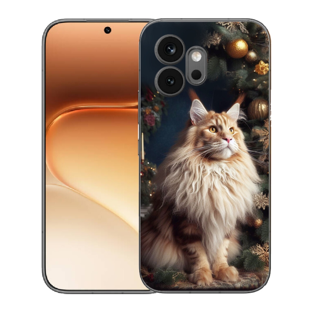 Gelový kryt mmCase na Honor 600 - kočka u stromku
