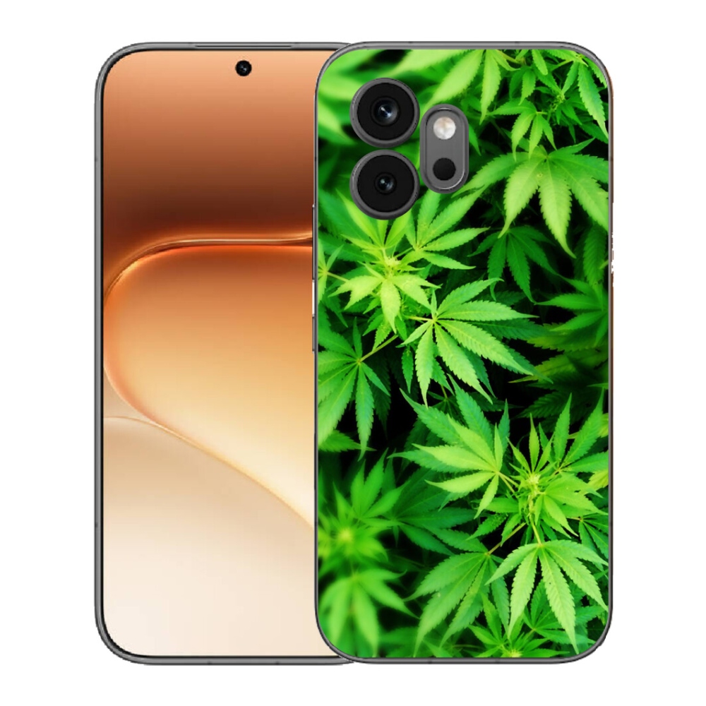 Gelový kryt mmCase na Honor 600 - konopí 3