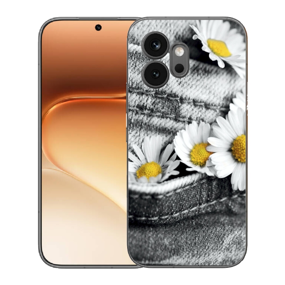Gelový kryt mmCase na Honor 600 - kopretiny