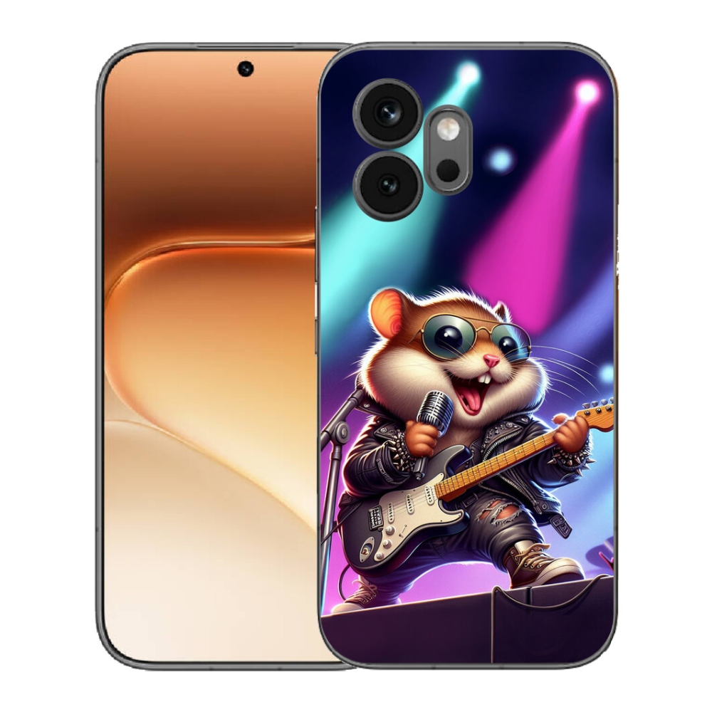 Gelový kryt mmCase na Honor 600 - křeček rocker