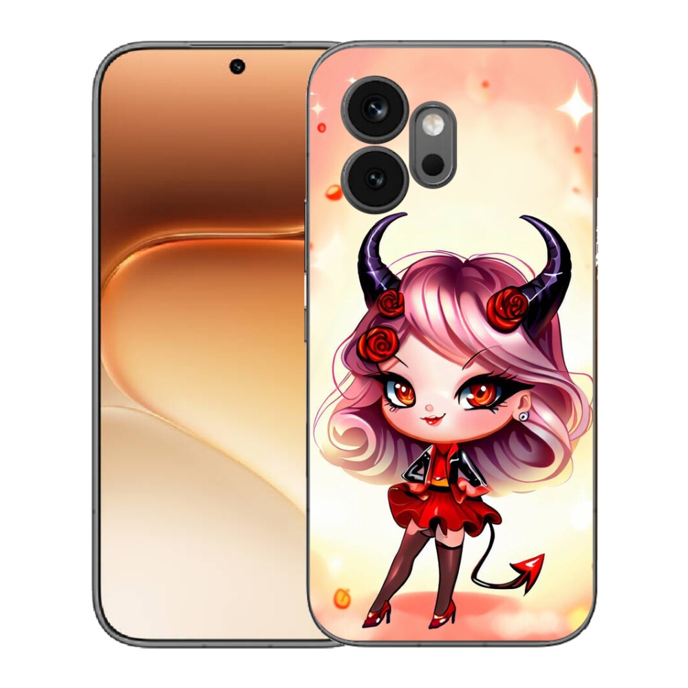 Gelový kryt mmCase na Honor 600 - kreslená čertice