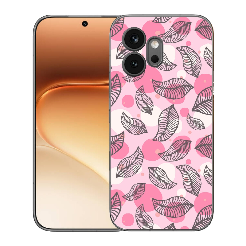 Gelový kryt mmCase na Honor 600 - kreslené padající listy