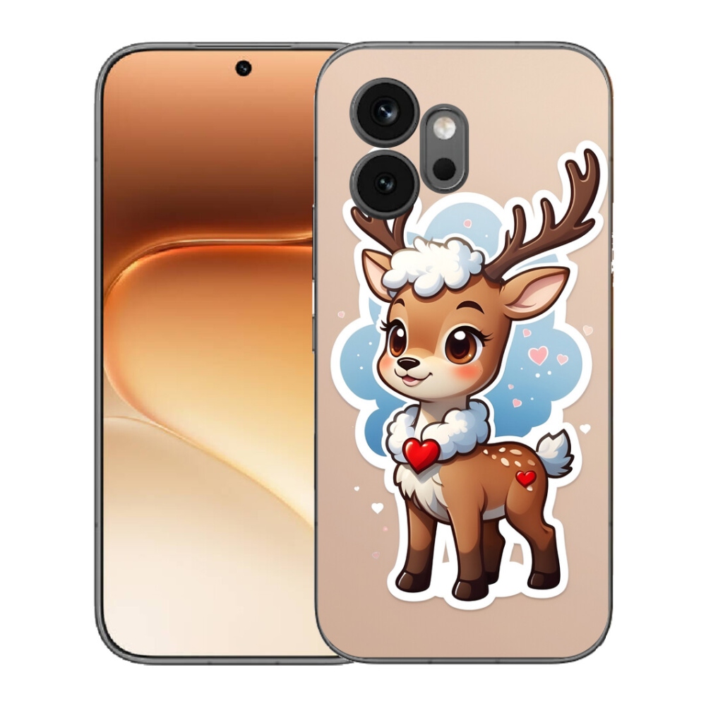 Gelový kryt mmCase na Honor 600 - kreslený sob